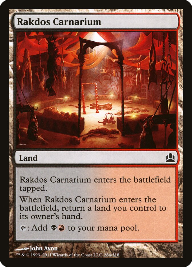 Rakdos Carnarium 284 - Commander 2011 MTG card