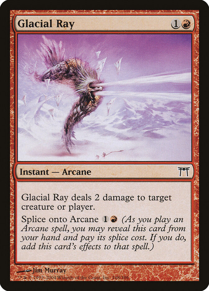Glacial Ray 168 - Champions of Kamigawa MTG card
