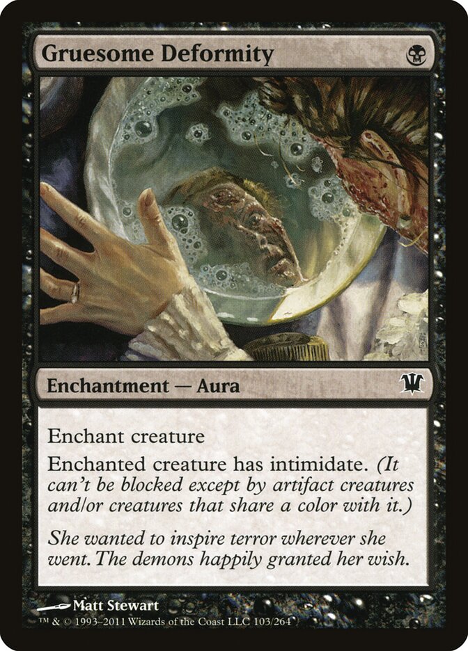 Gruesome Deformity 103 - Innistrad MTG card