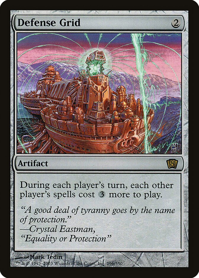 Defense Grid 296★ - Eighth Edition MTG card
