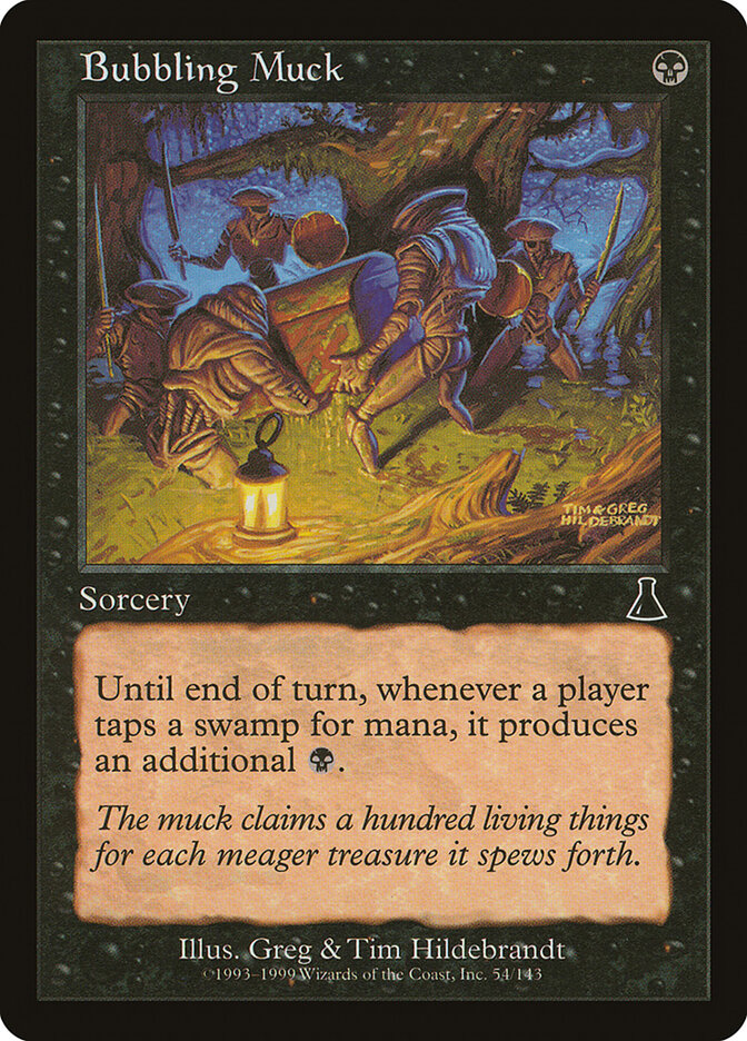 Bubbling Muck 54 - Urza's Destiny MTG card