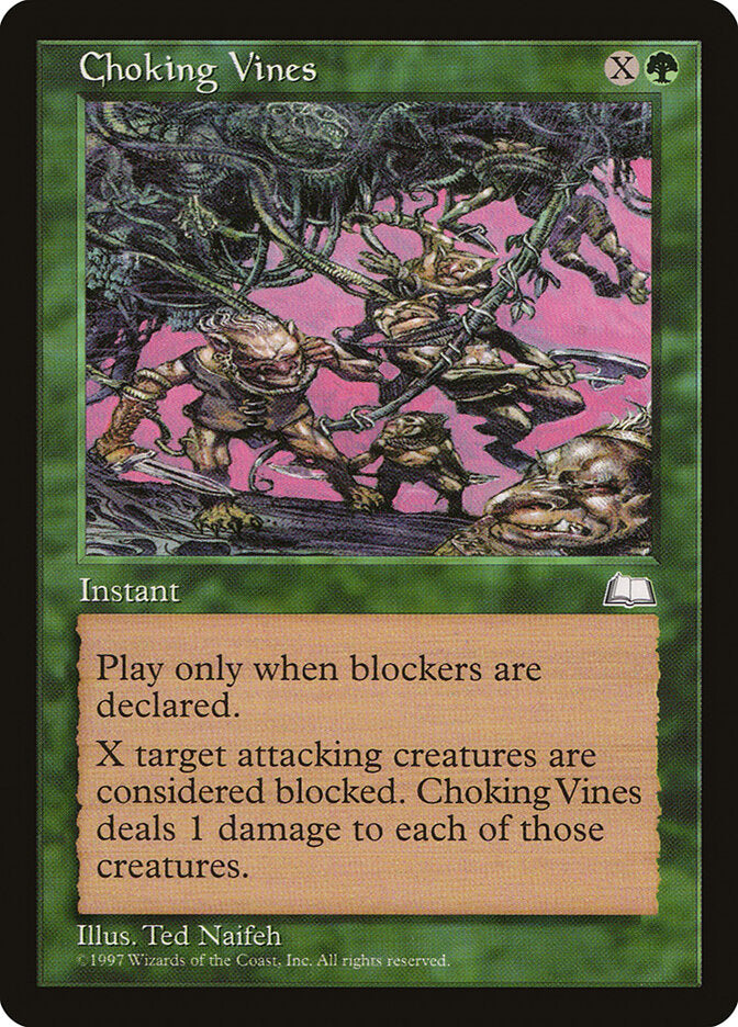 Choking Vines 123 - Weatherlight MTG card
