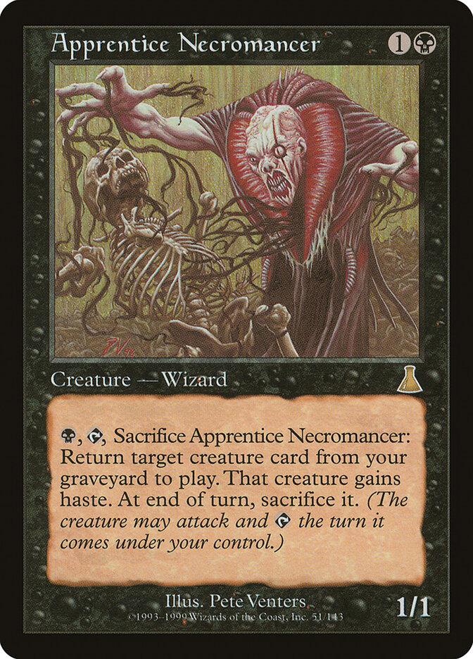 Apprentice Necromancer 51 - Urza's Destiny MTG card