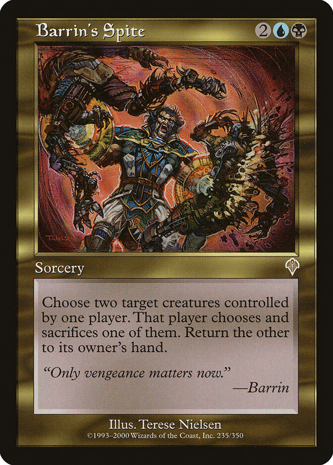 Barrin's Spite 235 - Invasion MTG card