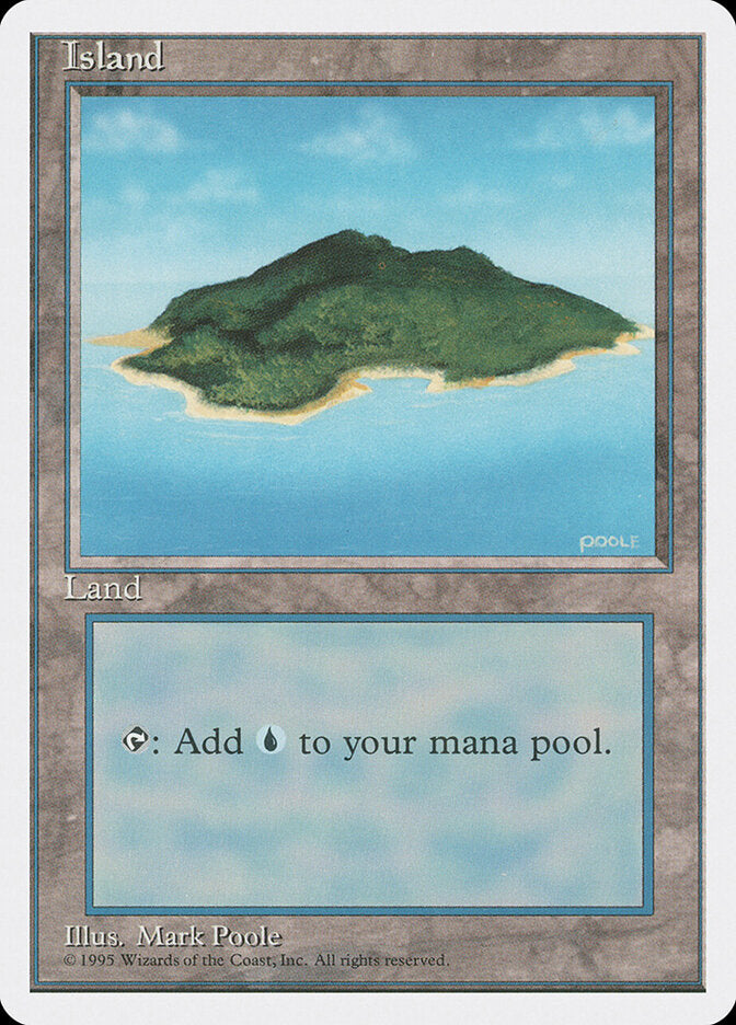 Island 368 - Fourth Edition MTG card