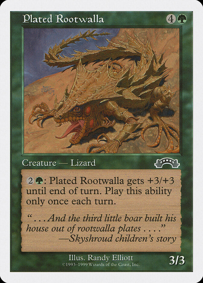 Plated Rootwalla 52 - Battle Royale Box Set MTG card