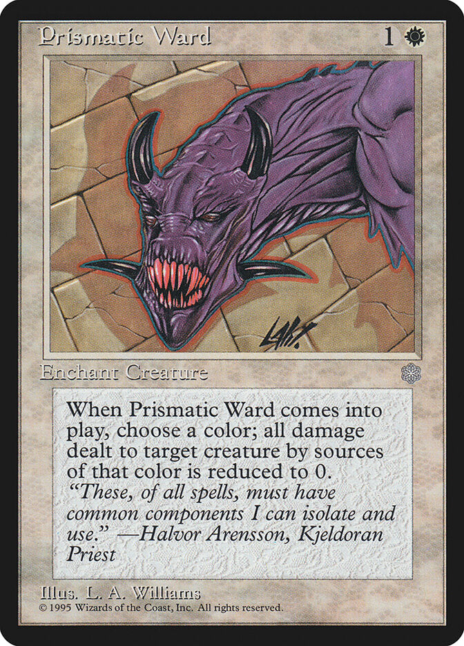 Prismatic Ward 47 - Ice Age MTG card