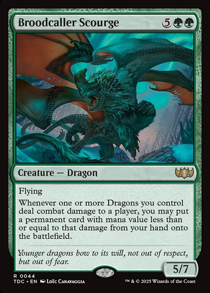 Broodcaller Scourge 44 - Tarkir: Dragonstorm Commander MTG card