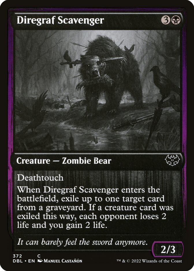 Diregraf Scavenger 372 - Innistrad: Double Feature MTG card