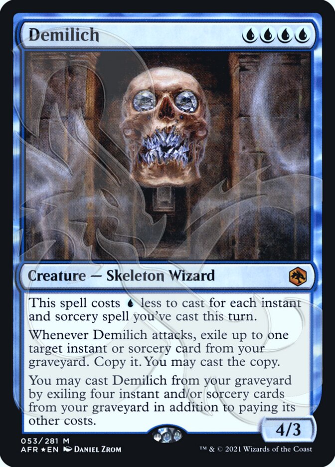 Demilich 53a - Adventures in the Forgotten Realms Promos MTG card