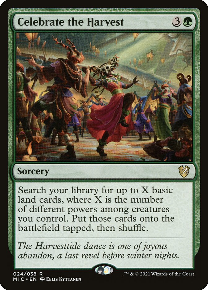 Celebrate the Harvest 24 - Midnight Hunt Commander MTG card