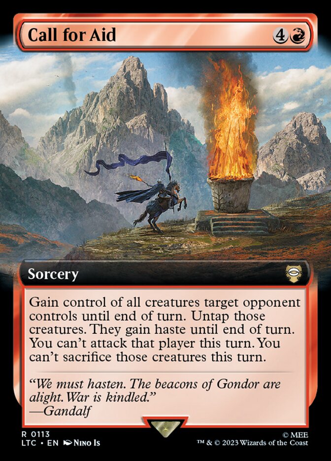 Call for Aid 113 - Tales of Middle-earth Commander MTG card