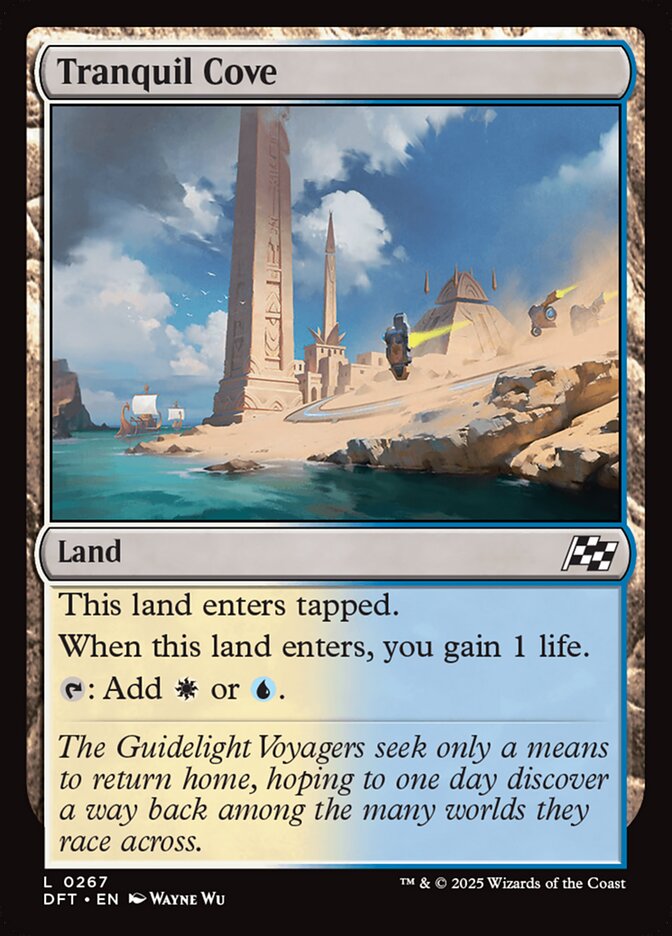 Tranquil Cove 267 - Aetherdrift MTG card