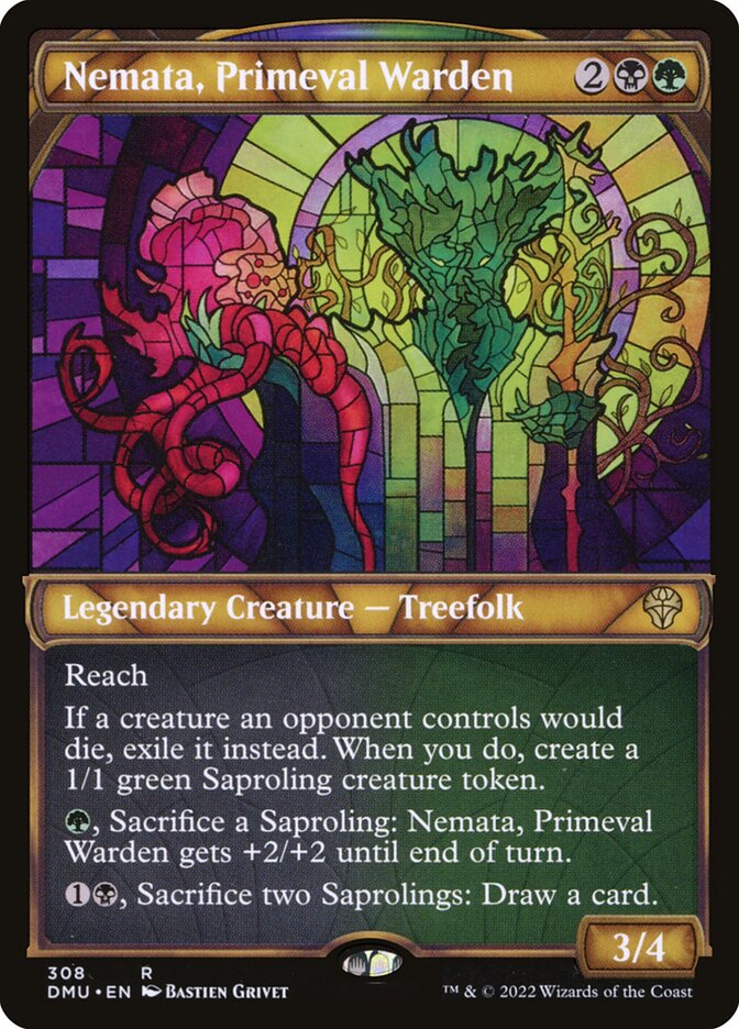 Nemata, Primeval Warden 308 - Dominaria United MTG card