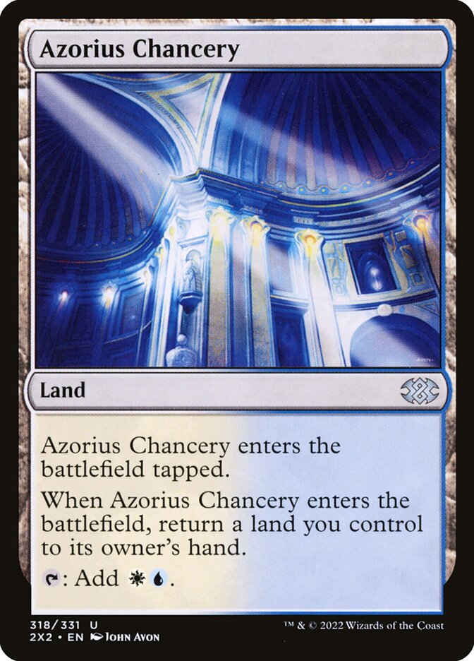 Azorius Chancery 318 - Double Masters 2022 MTG card