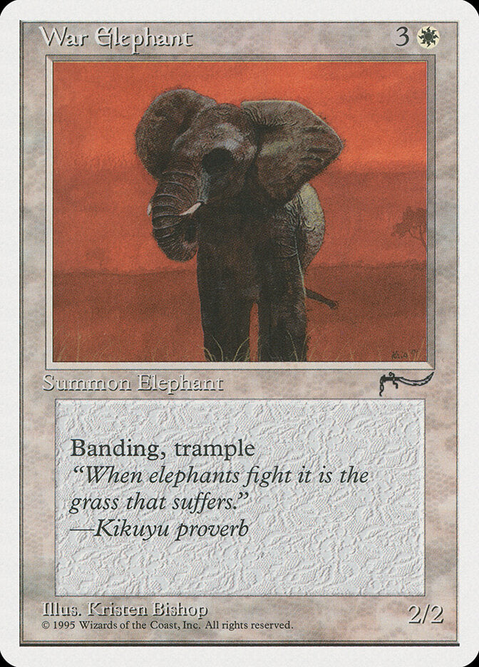 War Elephant 13 - Chronicles MTG card