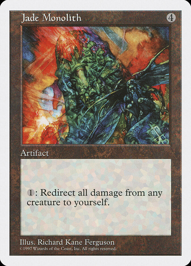 Jade Monolith 381 - Fifth Edition MTG card