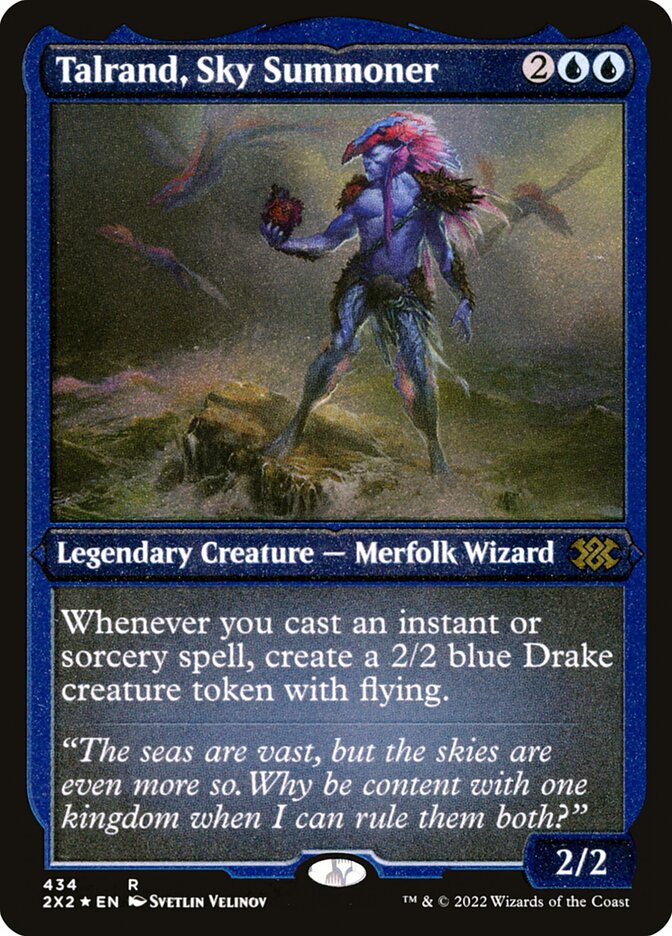 Talrand, Sky Summoner 434 - Double Masters 2022 MTG card