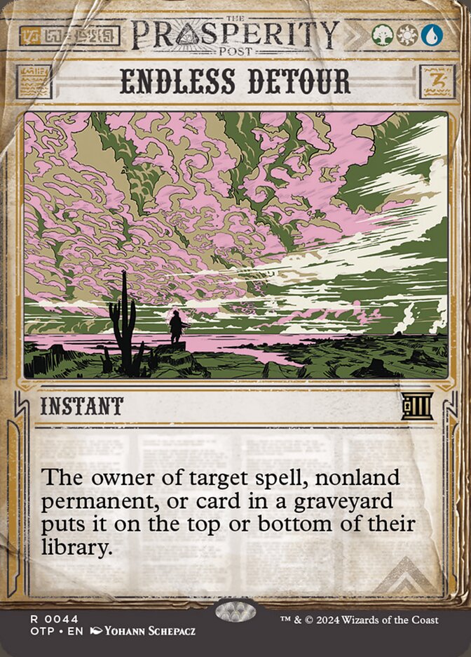 Endless Detour 44 - Breaking News MTG card