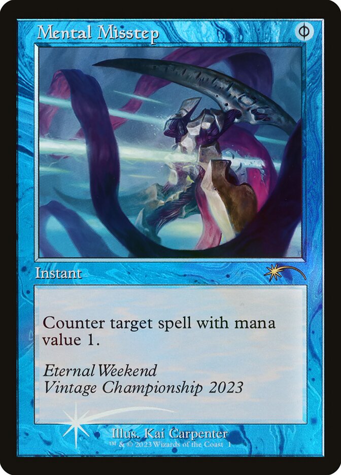 Mental Misstep 2023a - Eternal Weekend MTG card