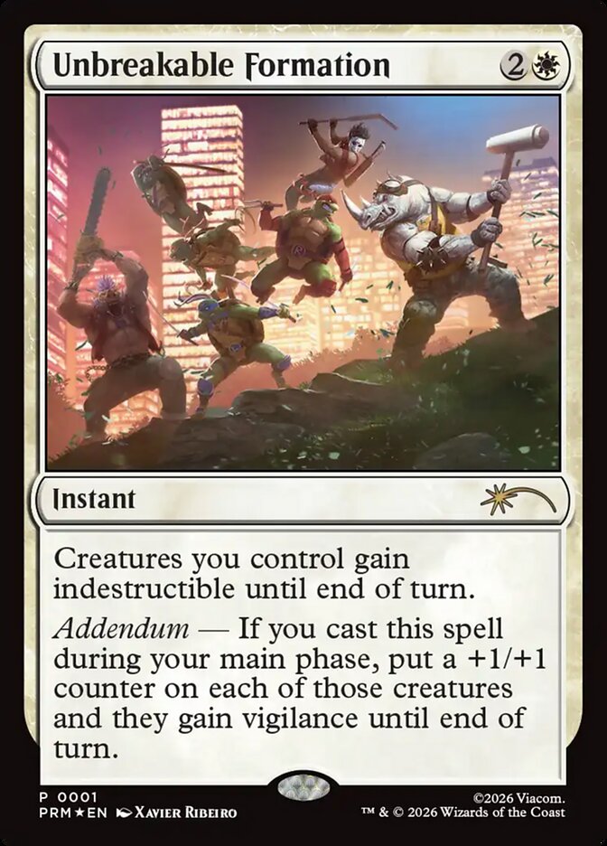Unbreakable Formation 2025-5 - URL/Convention Promos MTG card