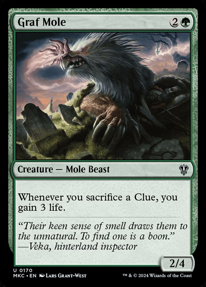 Graf Mole 170 - Murders at Karlov Manor Commander MTG card