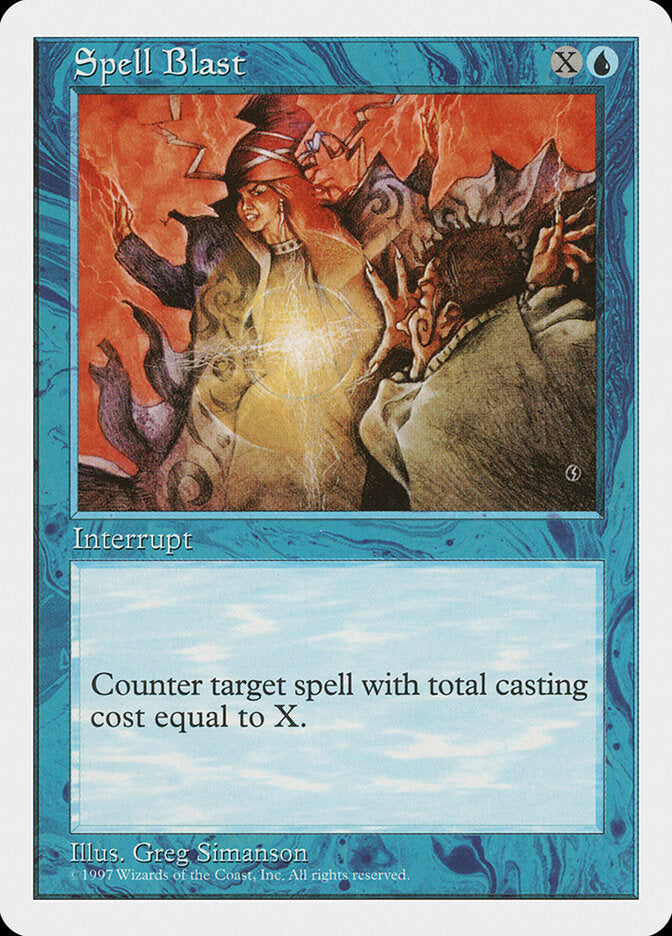 Spell Blast 126 - Fifth Edition MTG card