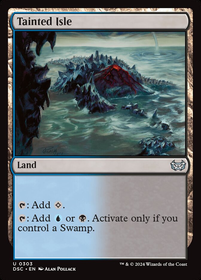 Tainted Isle 303 - Duskmourn: House of Horror Commander MTG card