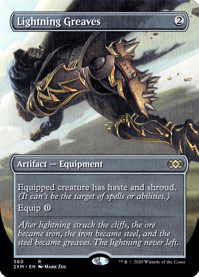 Lightning Greaves 360 - Double Masters MTG card