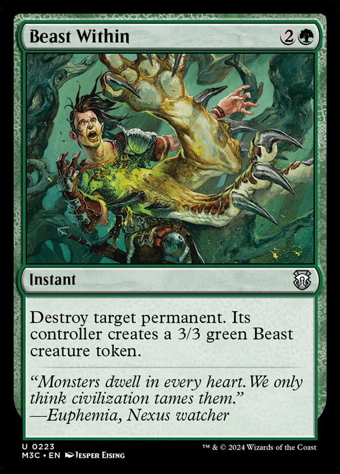 Beast Within 223 - Modern Horizons 3 Commander MTG card
