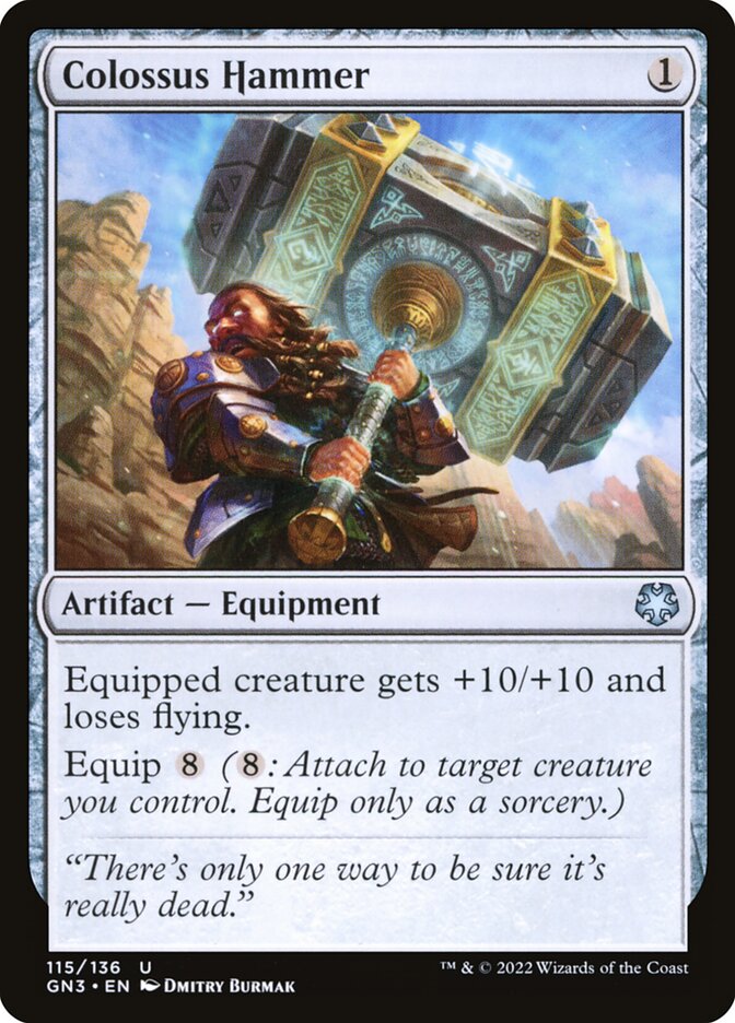 Colossus Hammer 115 - Game Night: Free-for-All MTG card
