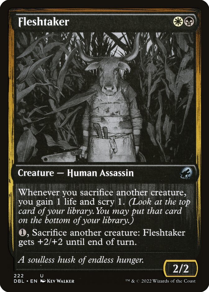 Fleshtaker 222 - Innistrad: Double Feature MTG card