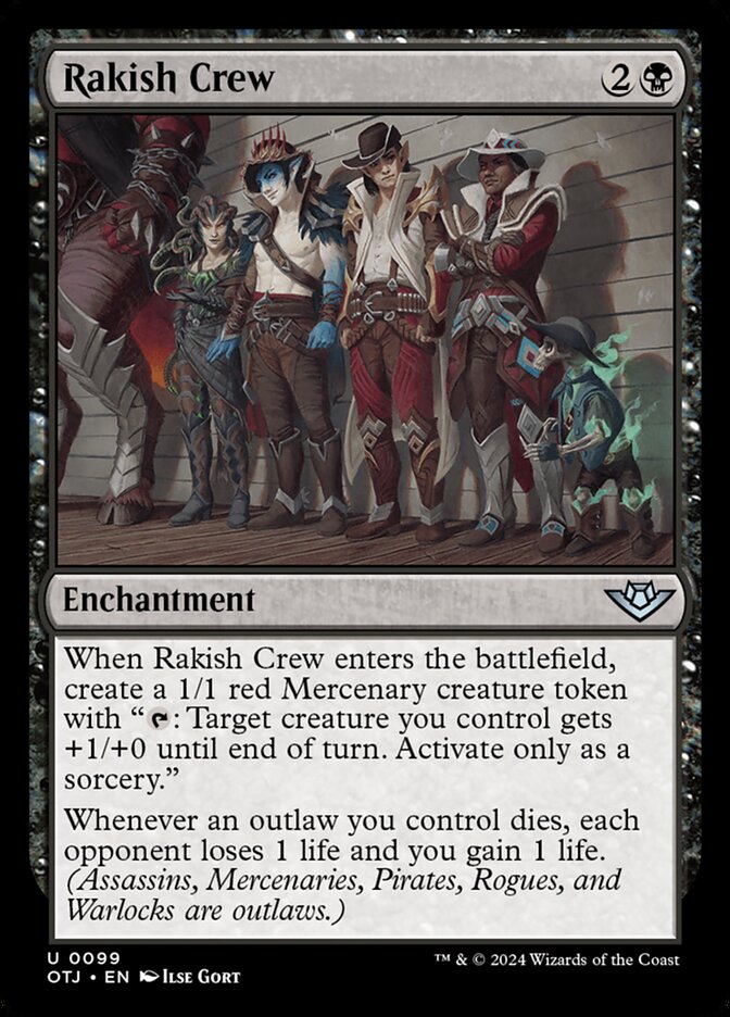 Rakish Crew 99 - Outlaws of Thunder Junction MTG card