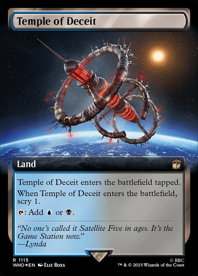 Temple of Deceit 1115 - Doctor Who MTG card