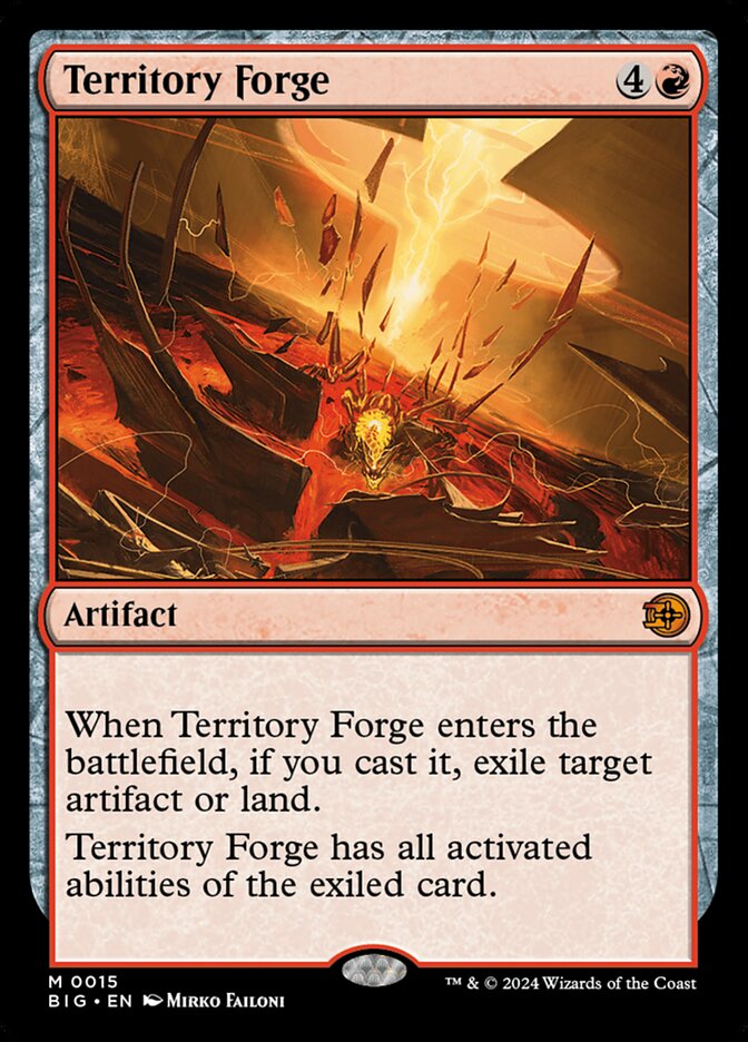 Territory Forge 15 - The Big Score MTG card