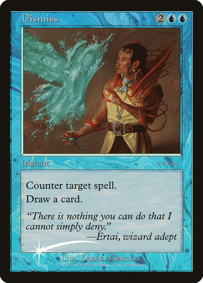 Dismiss 4 - Arena League 2001 MTG card