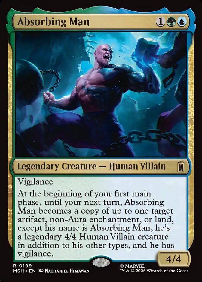 Absorbing Man 199 - Marvel Super Heroes MTG card