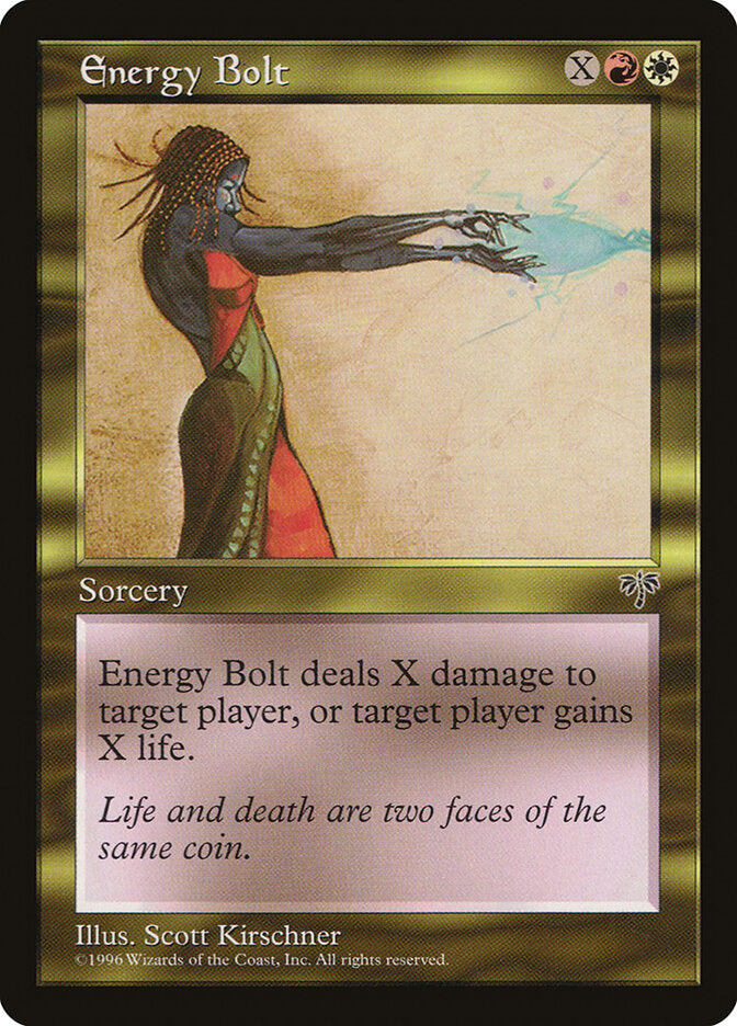 Energy Bolt 263 - Mirage MTG card
