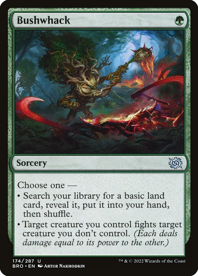 Bushwhack 174 - The Brothers' War MTG card