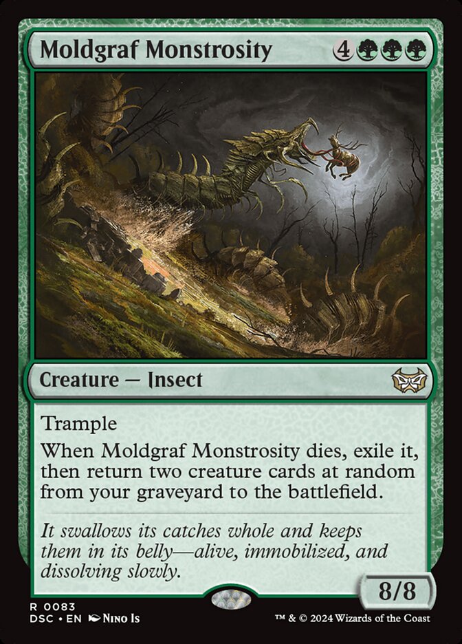 Moldgraf Monstrosity 83 - Duskmourn: House of Horror Commander MTG card