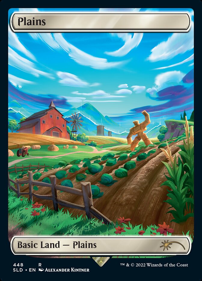 Plains 448 - Secret Lair Drop MTG card