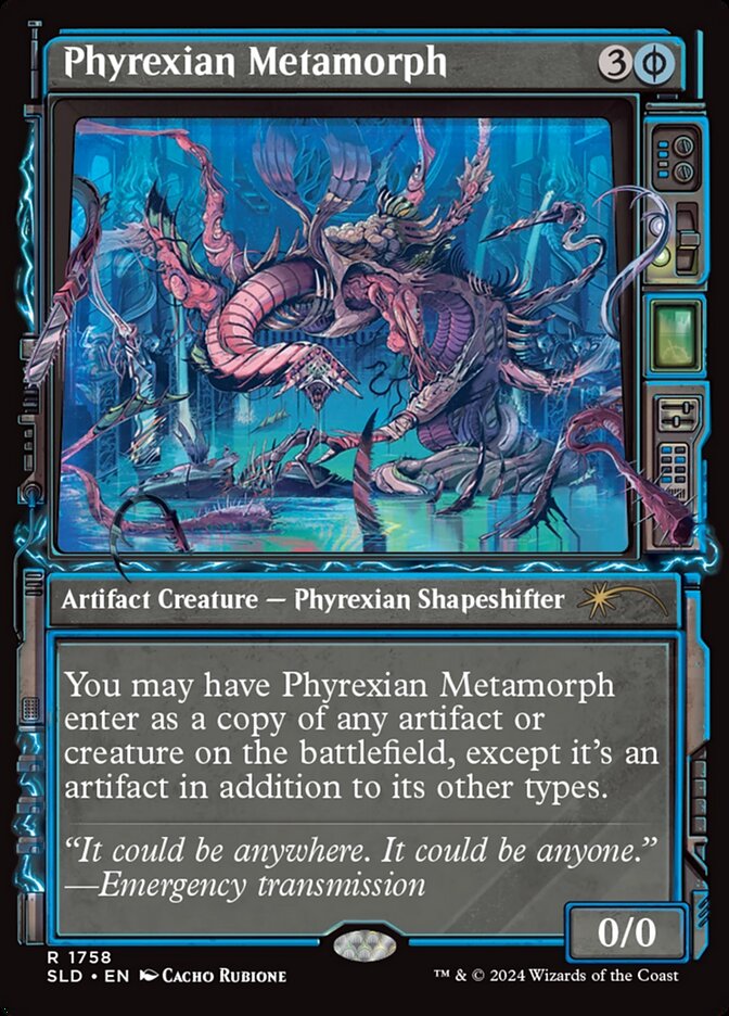 Phyrexian Metamorph 1758 - Secret Lair Drop MTG card
