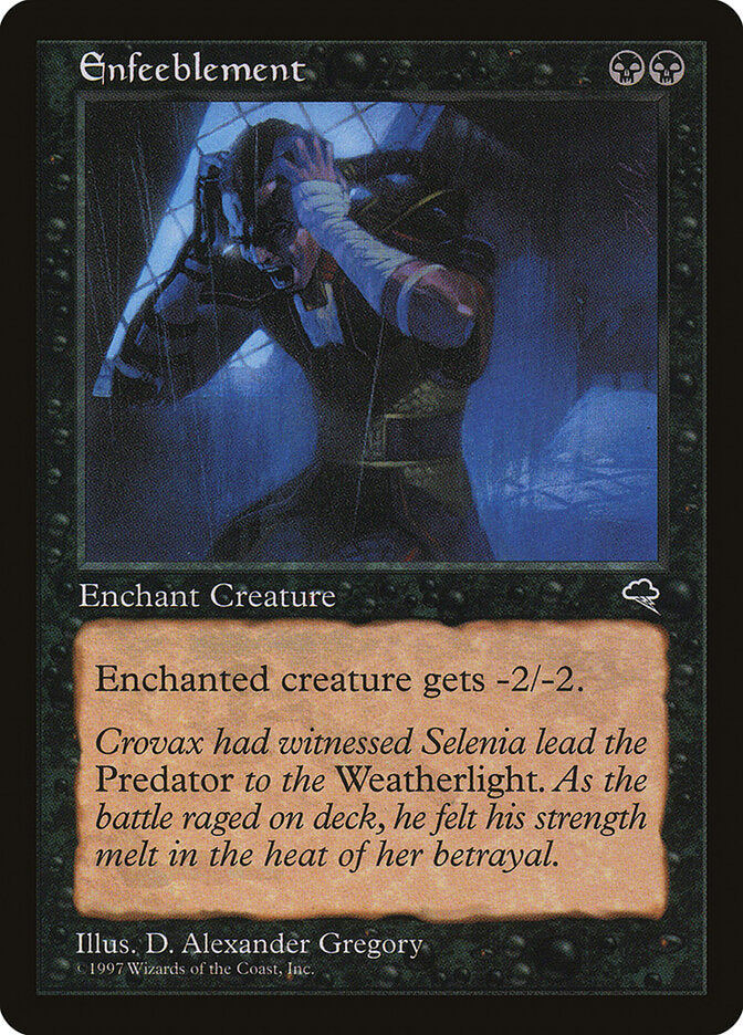 Enfeeblement 133 - Tempest MTG card