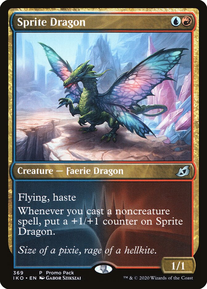Sprite Dragon 369 - Ikoria: Lair of Behemoths MTG card