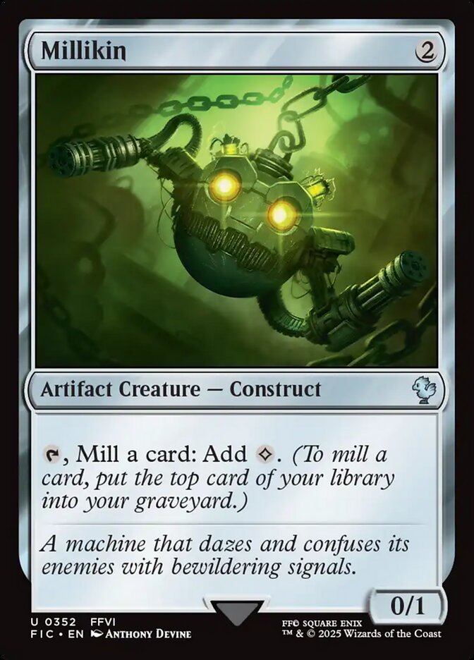 Millikin 352 - Final Fantasy Commander MTG card