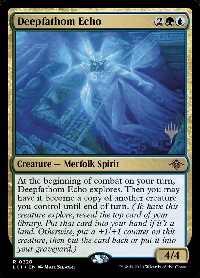 Deepfathom Echo 228p - The Lost Caverns of Ixalan Promos MTG card