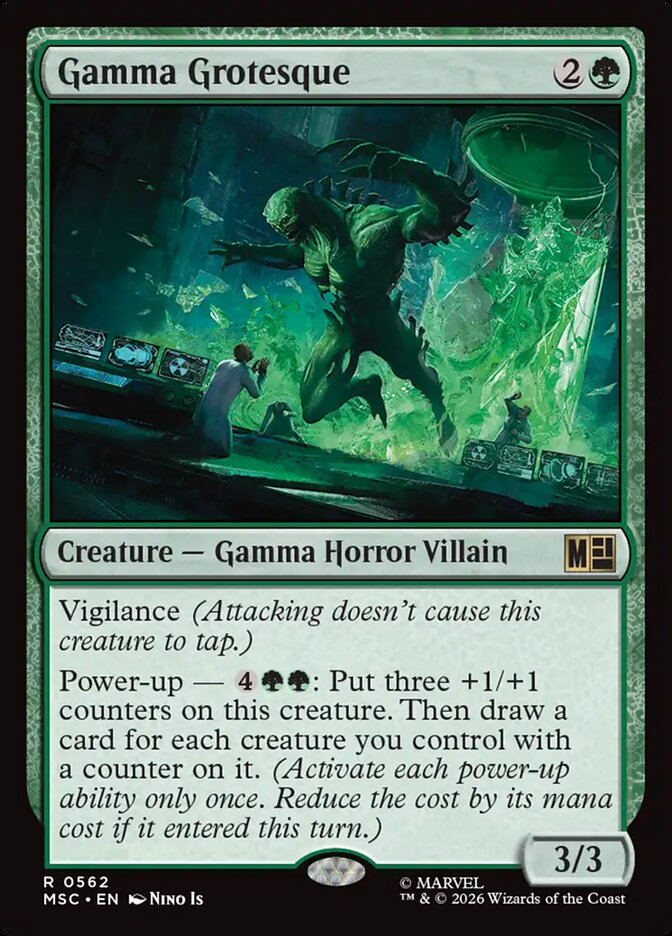 Gamma Grotesque 562 - Marvel Super Heroes Commander MTG card