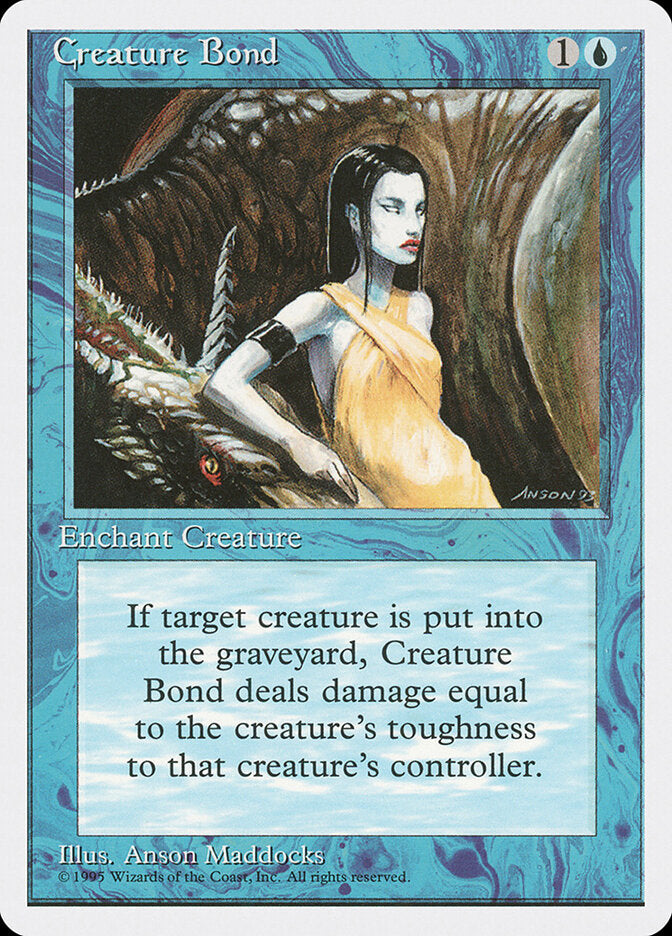 Creature Bond 66 - Fourth Edition MTG card