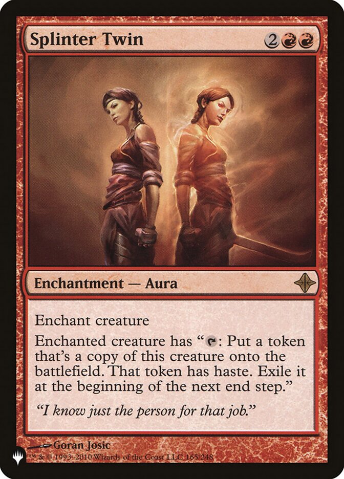 Splinter Twin ROE-165 - The List MTG card