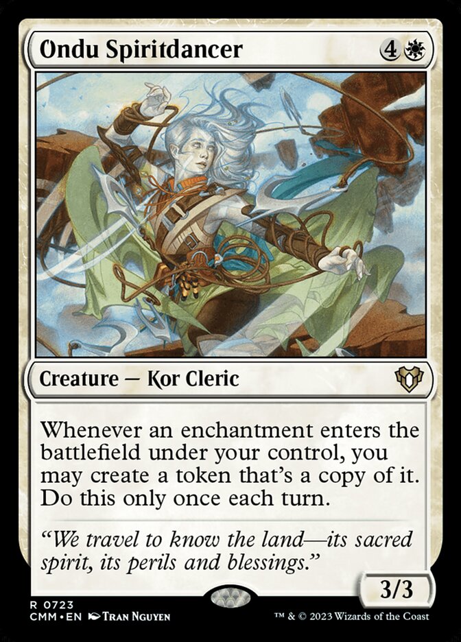 Ondu Spiritdancer 723 - Commander Masters MTG card
